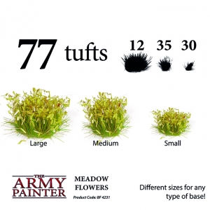 Set de 77 Touffes en fleurs (Meadow flowers)