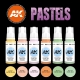 Set de couleurs pastel (PASTELS COLORS SET, 6*17mL)