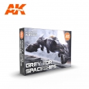 Set pour armures et vaisseaux futuristes (GREY FOR SPACESHIPS, 6*17mL)