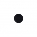 Socles ronds 25 mm pleins PLASTIQUE NOIR (x10)