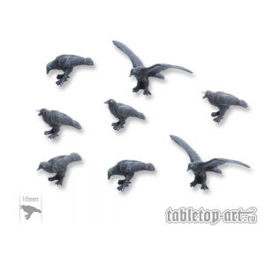 Set de corbeaux Echelle 28-32mm (x8)