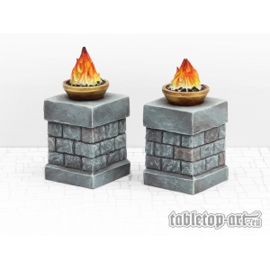 Brasiers sur piliers Echelle 28-32mm
