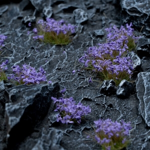 Fleurs violettes (6mm)