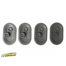 Set de portes futuristes A (x4) Echelle 28-32mm