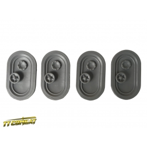 Set de portes futuristes A (x4) Echelle 28-32mm