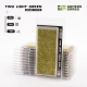Touffes d'herbe vert clair très courte (2mm)