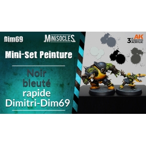 Mini-Set Noir Bleuté rapide Dimitri-Dim69 (4*17mL)