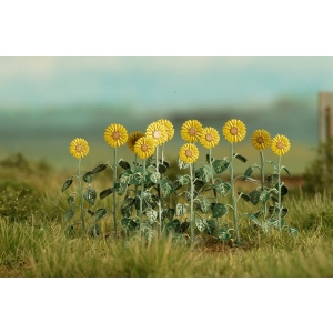 Photo Découpe Métal prépeint Tournesols 1:72