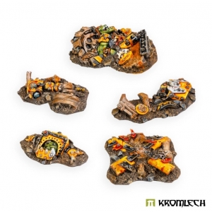 Kit de soclage gros débris orks 28-32mm (x5)