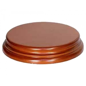 Socle rond 13cm Très Grand Modèle Noisette