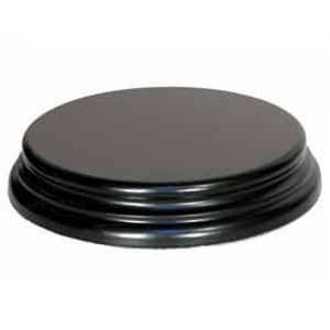 Socle rond 13cm Très Grand Modèle Noir