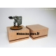 Socle hêtre rainuré - 60x30mm