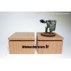 Socle hêtre rainuré - 60x40mm