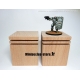 Socle hêtre rainuré - 60x70mm