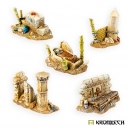 Ruines et grands décors égyptiens/désertiques 28-32mm (x5)