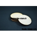 Socle rond 55 mm plein MDF (x1)