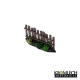 Palissades en bois droites + angles et portails x17 28-32mm (MDF)