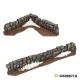 Murs en pierres droits + angles x6 28-32mm (MDF)