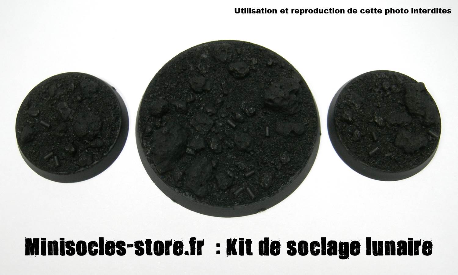 socle figurines lunaire MINISOCLES