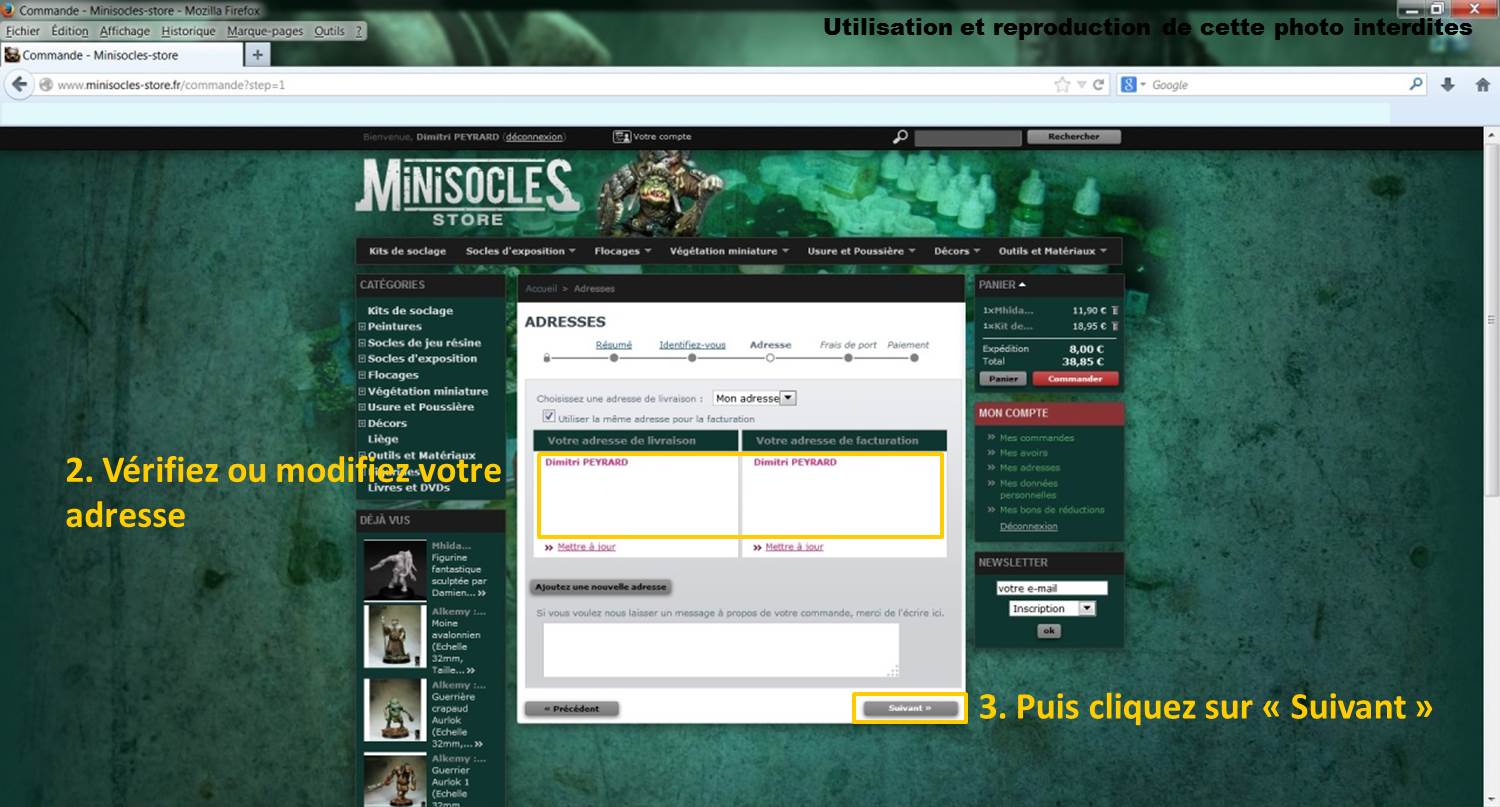 comment payer par CB Minisocles