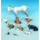 Set d'animaux méditerranéens et africains (x9) Echelle 54mm